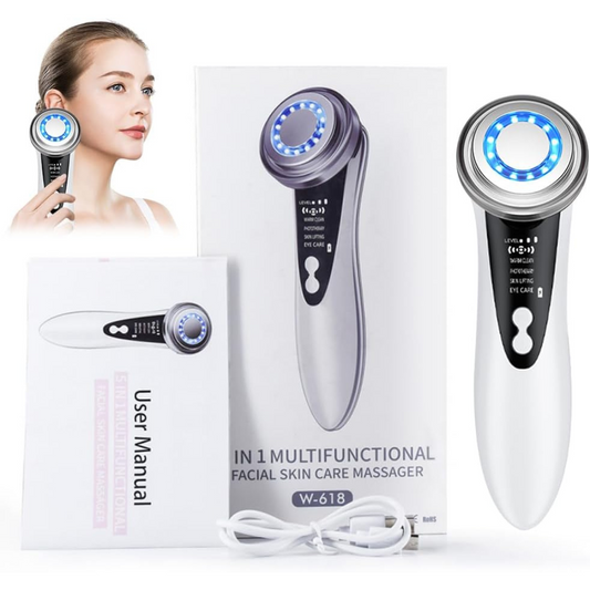 GlowTherm Pro – Masajeador Facial con Frío y Calor