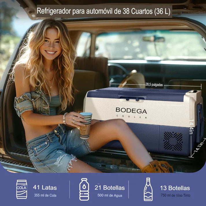 BODEGA COOLER Refrigerador de coche de 12 voltios