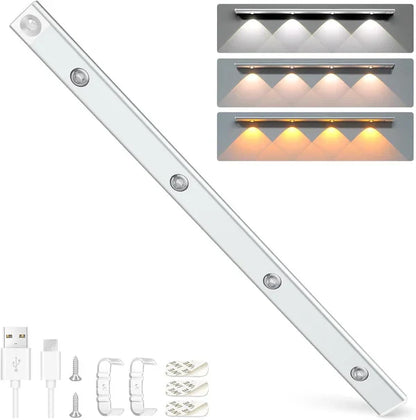 Luz LED Blanca Recargable con Sensor de Movimiento LumiSense