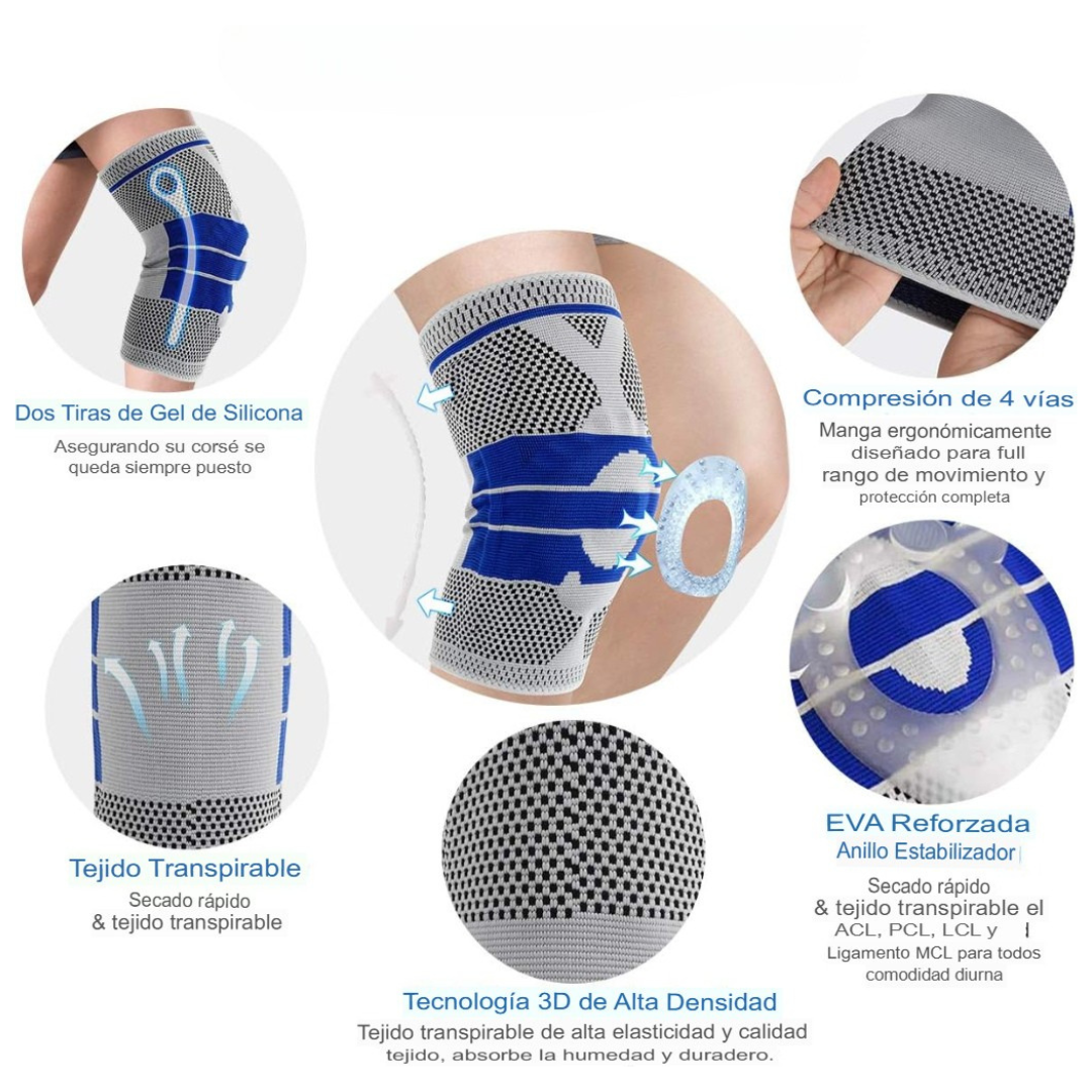 KneeGuard Pro – Rodillera de Compresión 3D