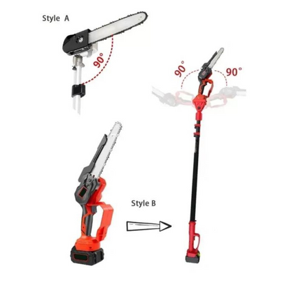 GreenGuardian FlexSaw™: Motosierra de pértiga multifuncional retráctil