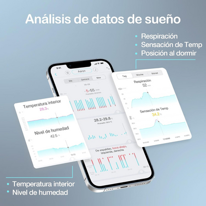 Monitor Inteligente de respiración para bebés Sense-U™